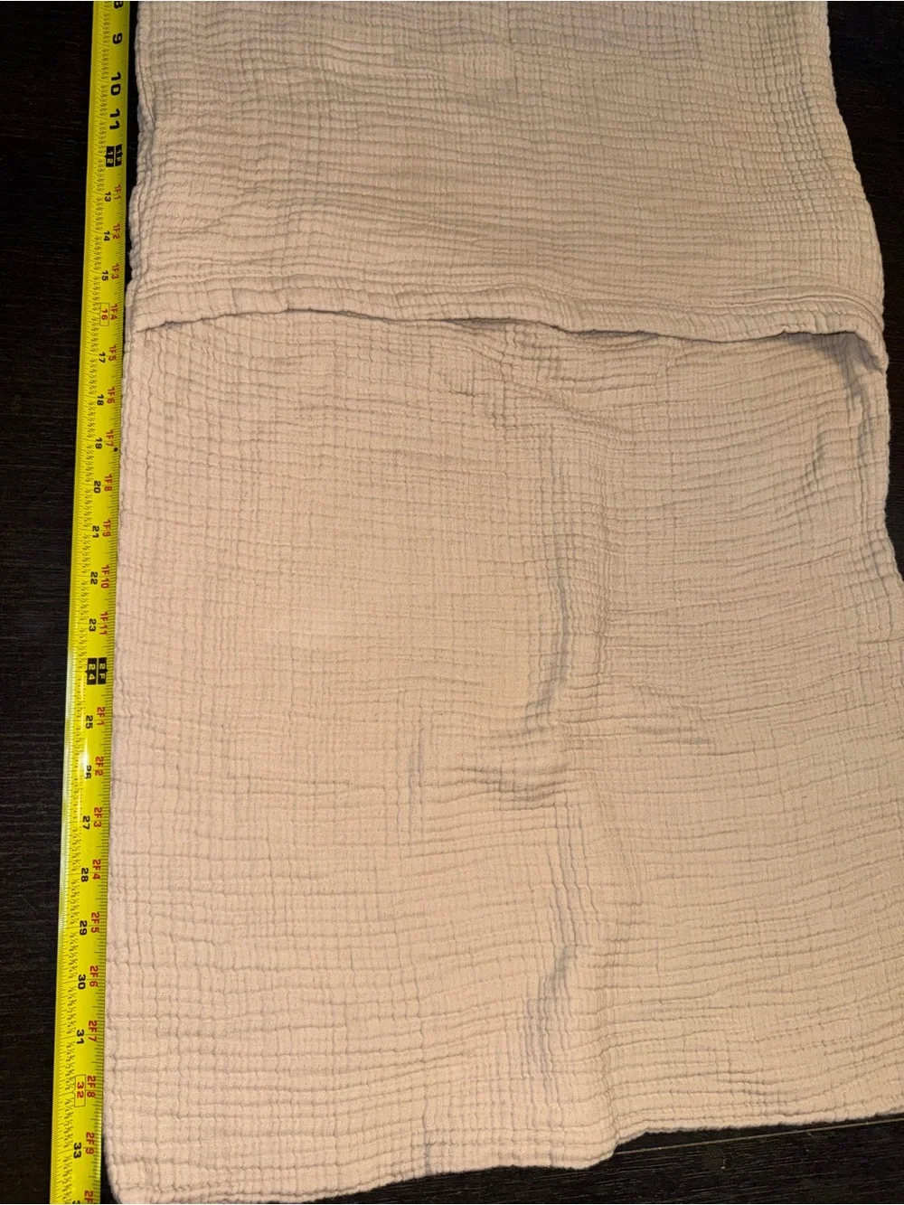 Quince King Size Organic Cotton Channel Stitch Sham Set